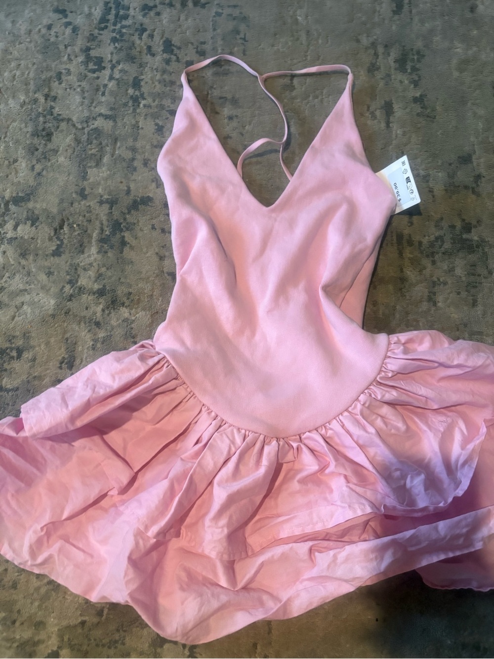 Pink unworn  Zara bubble dress